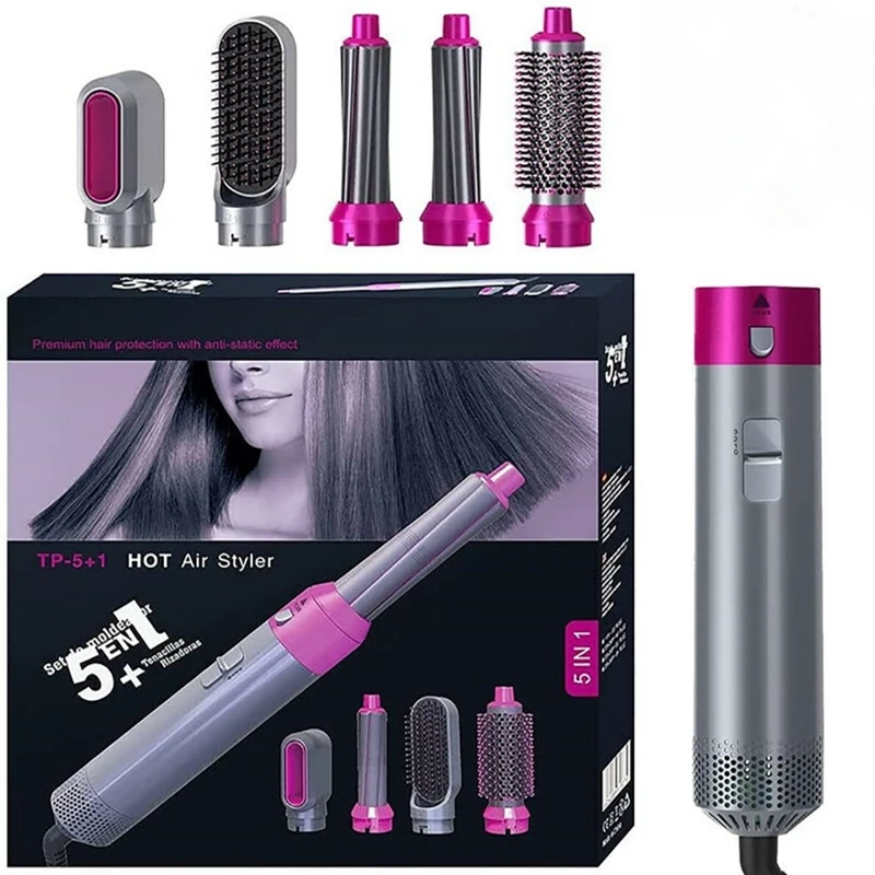 سشوار حرفه‌ای برس‌دار حالت‌دهنده TP 5+1 | صاف‌کننده و حالت‌دهنده مو